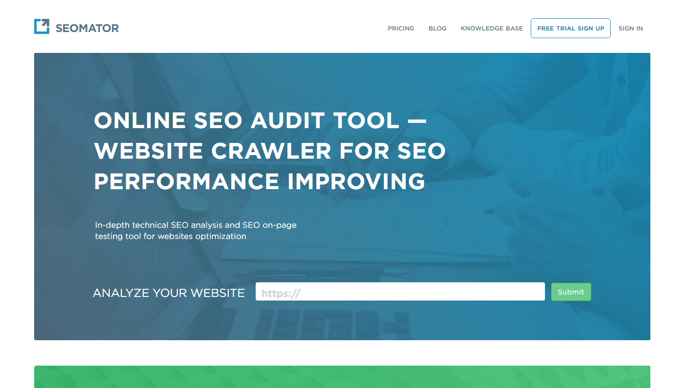 Seomator Technical SEO Analysis Tool Freakyseo