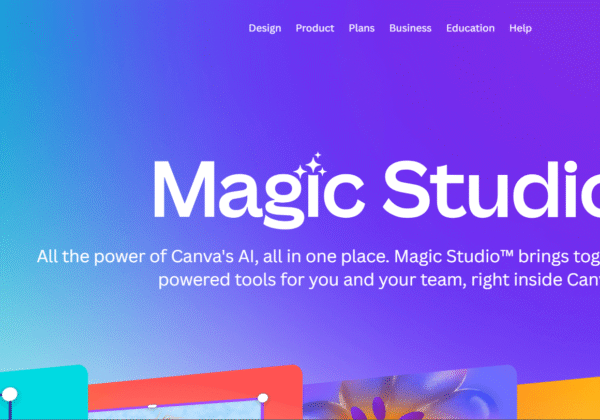 Canva Magic Studio website screenshot