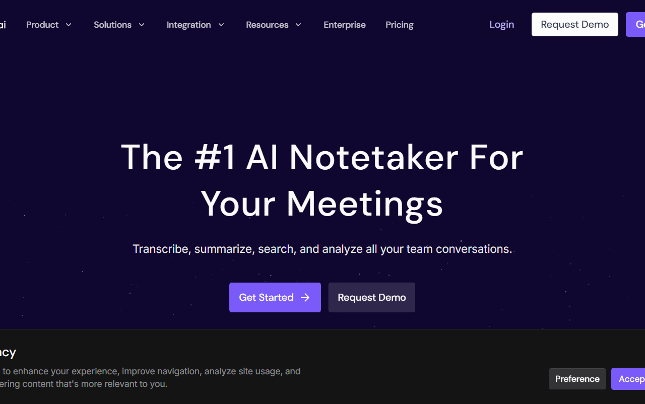 Fireflies-website screenshot