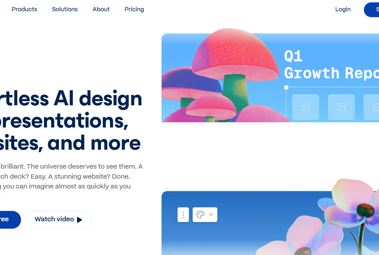 Gamma-website screenshot