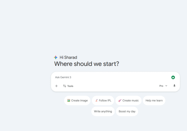 Gemini website screenshot