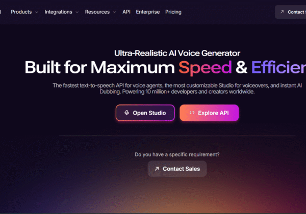 MURF AI website screenshot