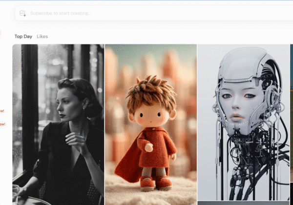 Midjourney website screenshot
