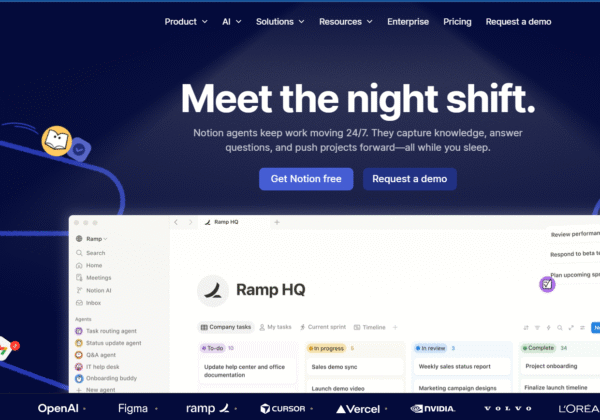 Notion AI-website screenshot