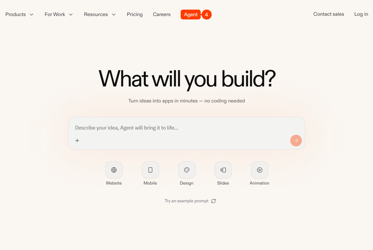 Replit AI-website screenshot