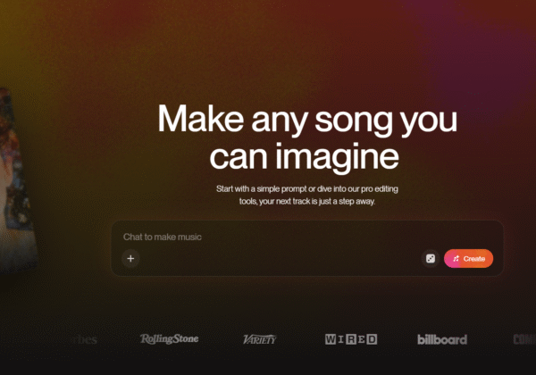 SUNO website screenshot