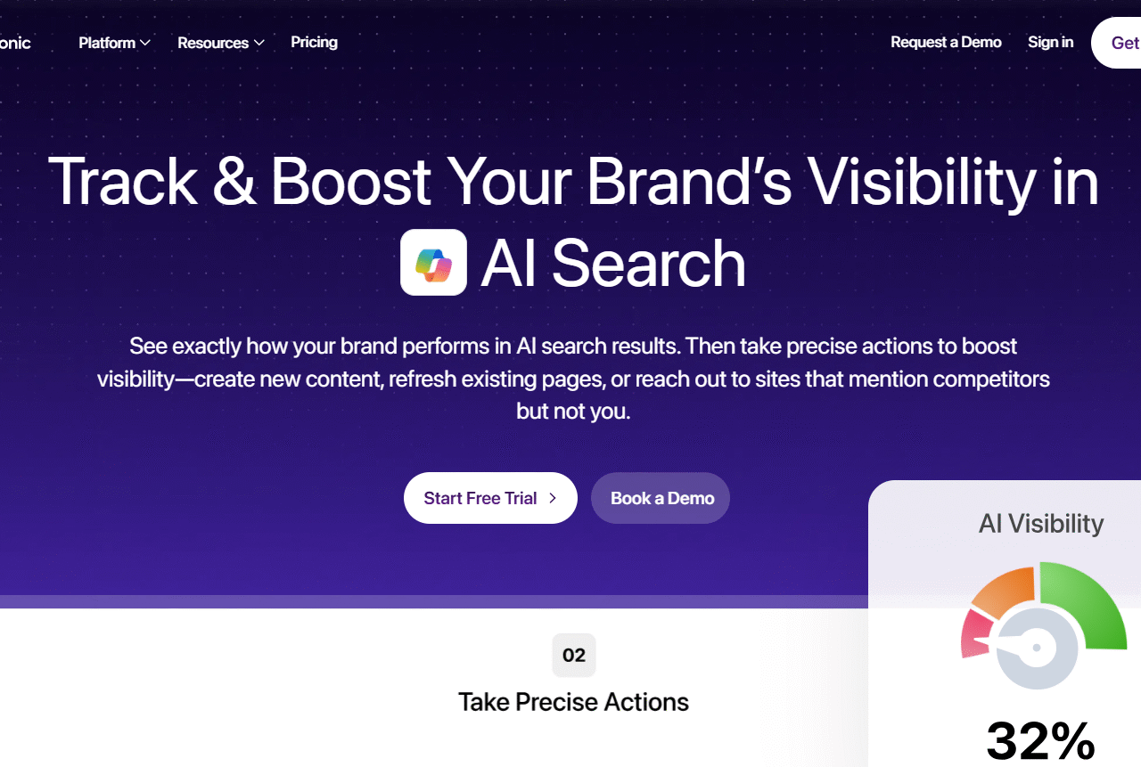 WriteSonic website screenshot